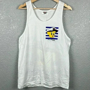 Vintage Tweety Bird with Captain Hat Top, Puerto Penasco Mexico size M Yoyo's